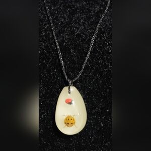 1× Natural Insect Pendants Custom Necklace Vintage Rope Necklace